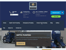 Tablet Screenshot of diamondseptic.com